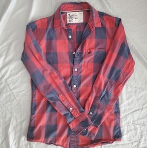 American Eagle Flannel Button-up Shirt